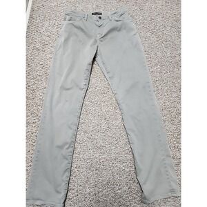 Mavi Matt Jeans Mens 34x36 Actual Gray Relaxed Straight Leg Stretch Denim Pants